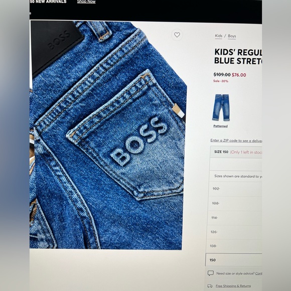 Boss Hugo Boss Kids Jeans And Pants Bundle Size 114 6 Years NWOT pants - Picture 14 of 16